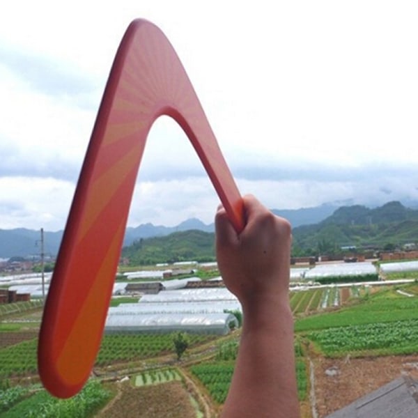 Tre Boomerang klassisk V-form Frisbee Flying Saucer Toys chi