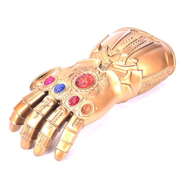 Avengers Thanos Infinity Gauntlet LED-handskar Light Up Cosplay F Bronze S-Kids