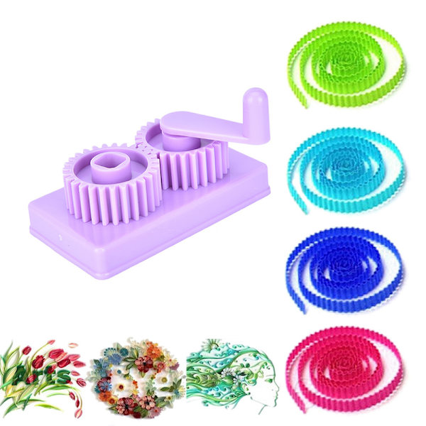 1XCrimper Crimp Tool hine Paper Quilling Papercraft DIY Quil Purple one size