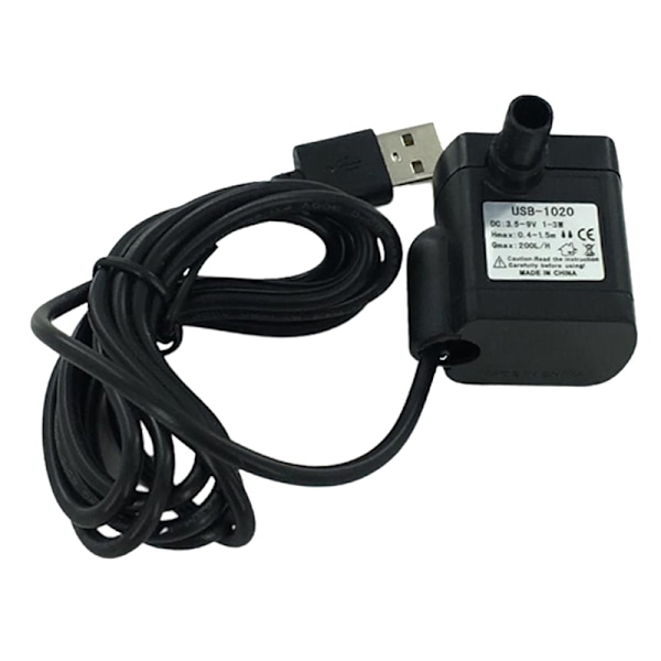 Husdjursfontänpump för drickskål för husdjur Byte av fontänmotor Black 13.7*11.5cm