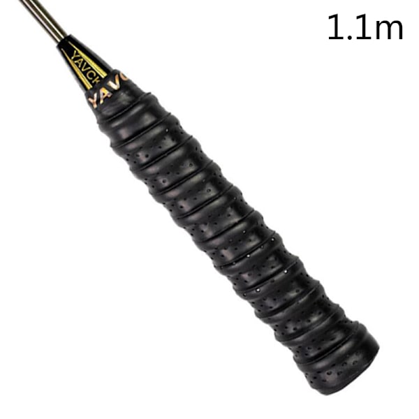Hengittävä liukumaton Sport Grip -hikinauha Tennis Tape Sulkapallo Black one size