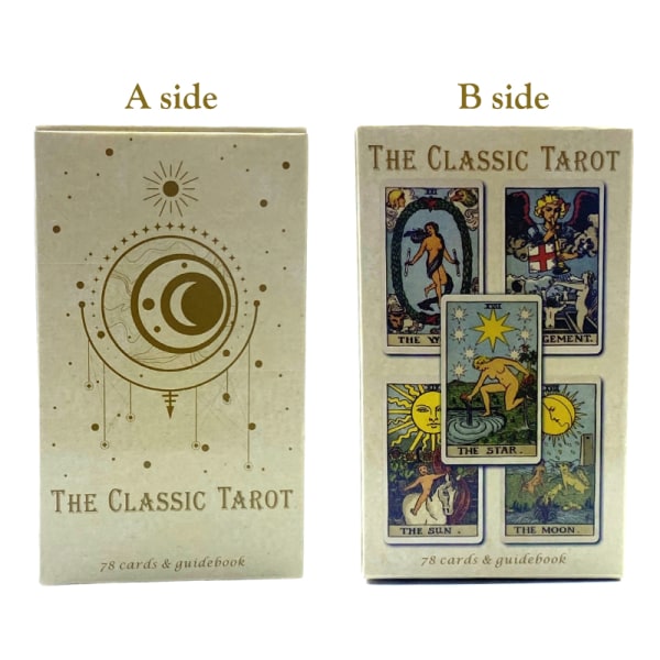 Klassinen Tarot Card Prophecy -ennustuskansi Family Party Bo A1 one size