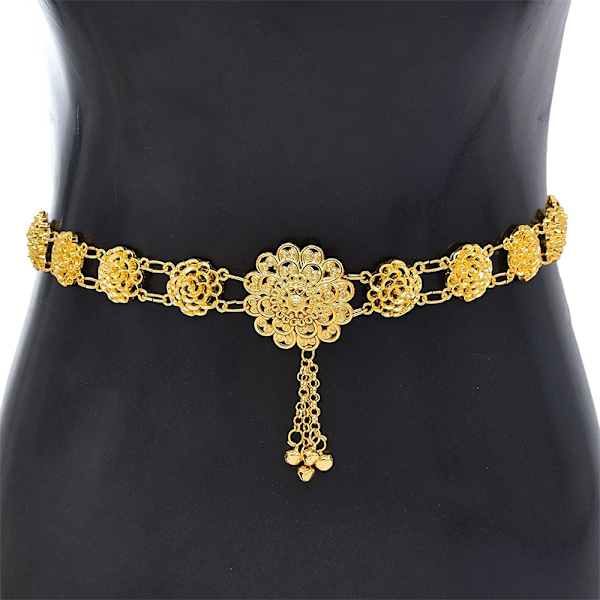 Traditionelt Bælte Vintage Smykke Spænde Bælte Halskæde Til Kvinder gold necklace