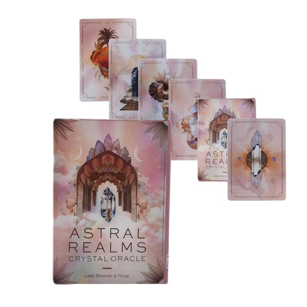 Astral Realms Crystal Oracle Card Tarot Family Party Board Game one size one size