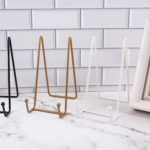Iron Art Magazine Display Stand Opvask Stativ Tallerken Skål Billede Fr Brown M