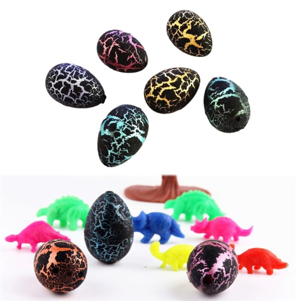5 STK Magic Hatching Legg til Vann Dyrking Dino Egg Oppblåsbar Chi Multicolor 5pcs