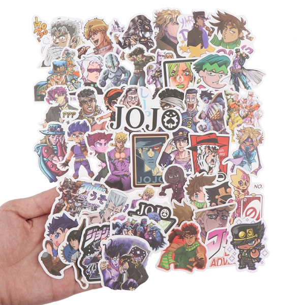 50 stk Jojos Bizzare Adventure Stickers For Motorsykkel Laptop Bi One Size