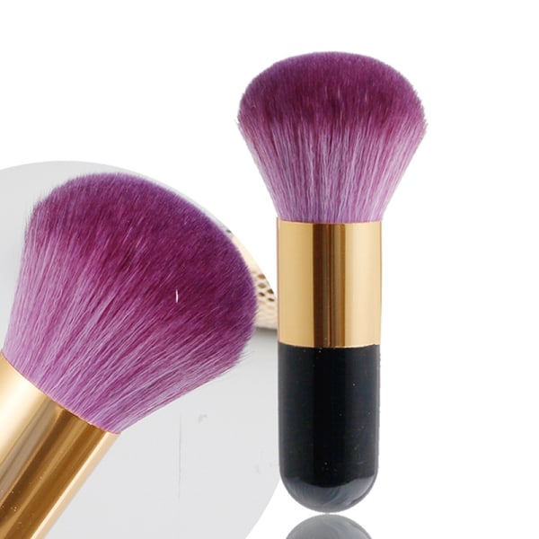 Ammattimainen puuteri kasvojen poskipunasivellin Big Size Foundation Brush Purple one size