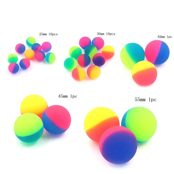 1kpl Moonlight High Bounce Ball elastiset jongleeraavat hyppypallot B 55mm 1pc