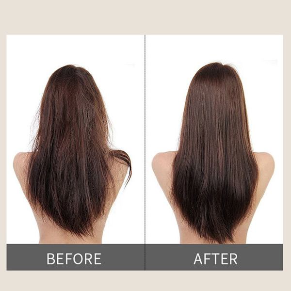 Naturlig Børste Dobbeltsidet Straightening Brush Clamp Hair Hai onesize