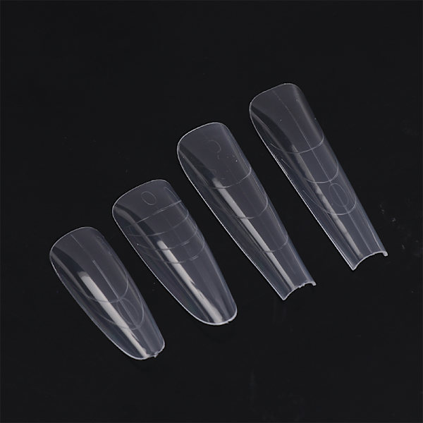 60 stk. Poly Dual Forms Neglegelform Hurtigbyggende Tips Negleforlengelse A2