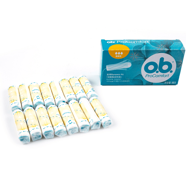 16kpl / set Pro Comfort Tampons (mini / tavallinen / super plus) Miesten blue Mini