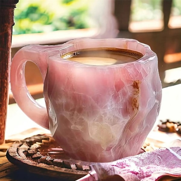 Mineral Crystal Kaffe Koppar Purple