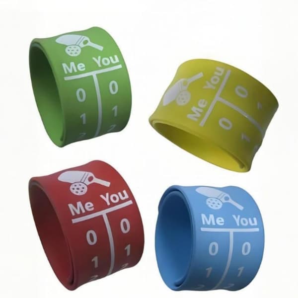 4 stk. Pickleball Scorekeeper Armbånd Quick-Score Playback Des 4pcs
