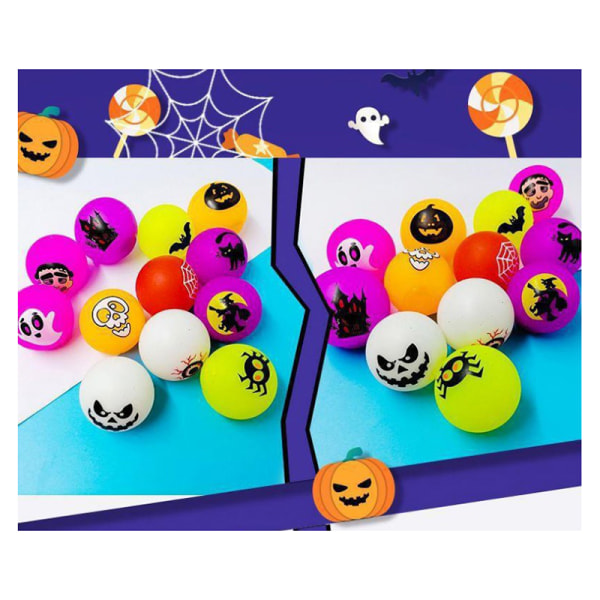 Pimeässä hohtava Halloween Stressiä ehkäisevä joustava puristuspallo Random Color 1