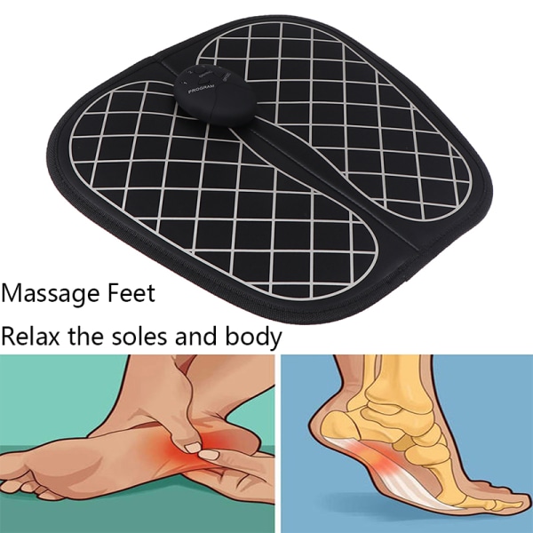 Sähkölämmitteinen Comfort jalkahierontalaite Shiatsu Kneading Circ Black one size