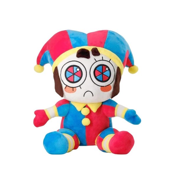 The Amazing Digital Circus Plysj Clown Toy Anime tegneseriedukke J C one size