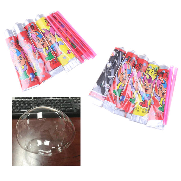 10st Bubble Glue Barn Blåser Bubble Ball Leksaker för barn Sp Multicolor 10pcs