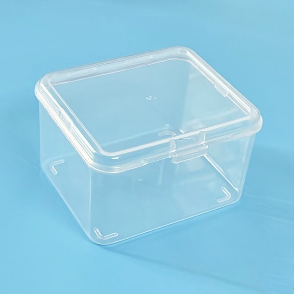 New Transparent Plastic Storage Box Photocards Small Card Stora Clear