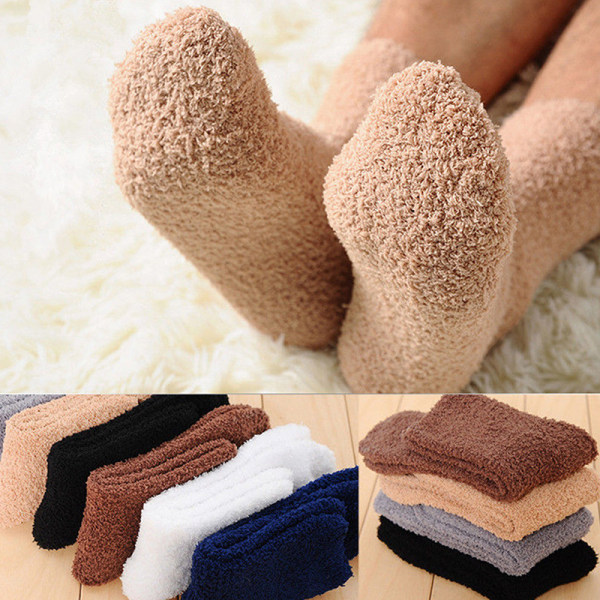 Miesten Naisten paksu thermal Casual Sports Floor Wa Beige One Size