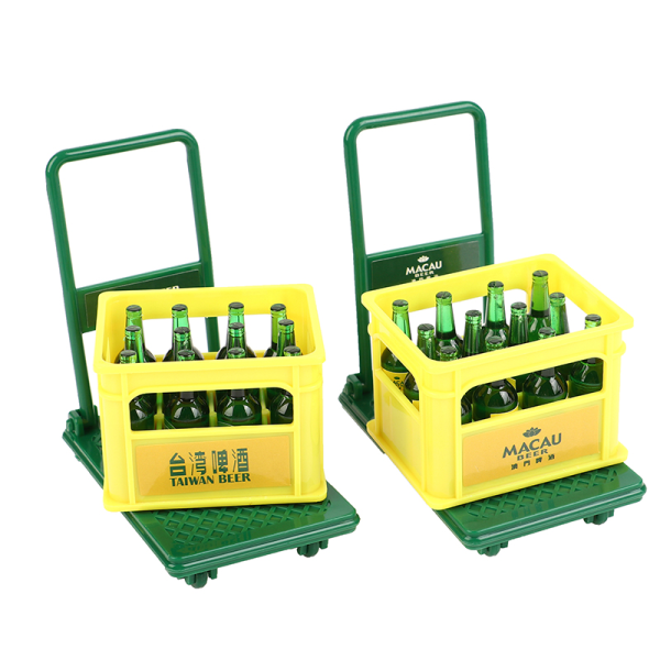 1/12 Dollhouse Simulation Beer Trolley Legetøj Mini Beer Model Dol A2 one size