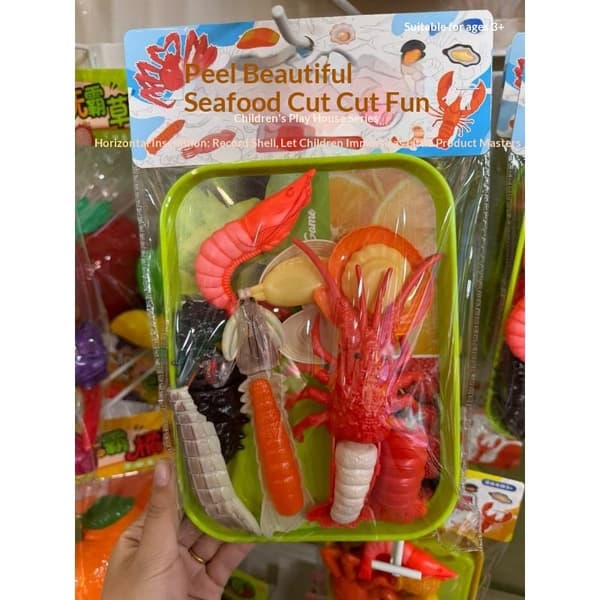 1 set barn grönsaksfrukt skärleksakssats plastlek kök P A8