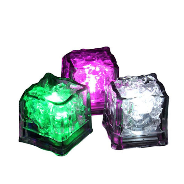 12st LED-iskuber Glödande Party Ball Flash Light Luminous Neo