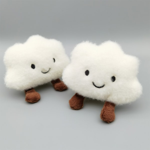 e Plysch Cloud Keyring Kawaii Pendant Car Key Chain Pendant Plus 1pc