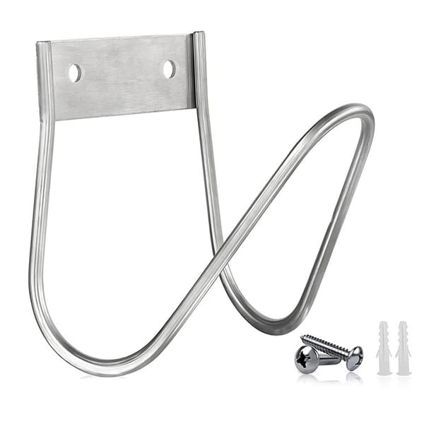 Hageslangeholder i metall Silver one size
