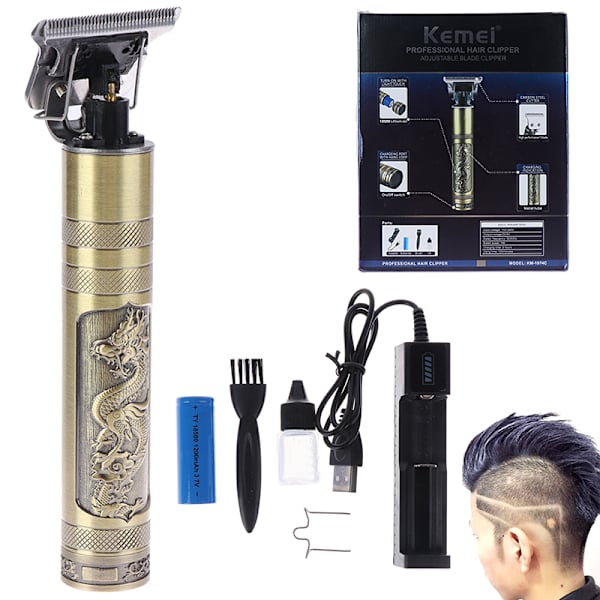 Kop Kemei Dragon Electric Pro T Outliner Tradlos Trimmer Tradlos Fyndiq
