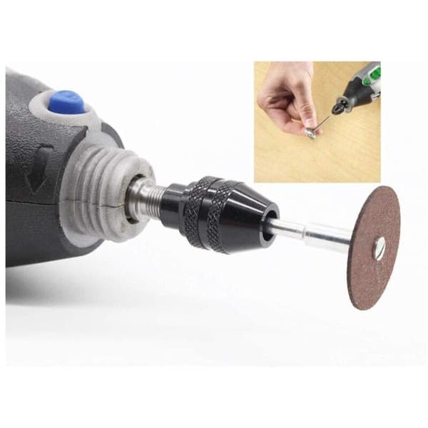 2-pack universell nyckellös chuck. Multi Quick Change-verktyg för Dremel 4486 roterande verktyg 3000 4000 7700 8200