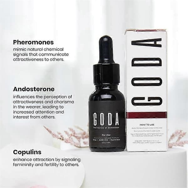 GODA Pheromone Fragrance Oil för kvinnor – 15 ml / 0,51 fl oz