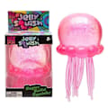 NeeDoh Jellyfish Jelly Squeeze Sensorisk Leksak, lämplig för barn och vuxna, rosa.