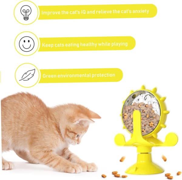Roliga kattleksaker, snackdispenser, interaktiva pusselleksaker.