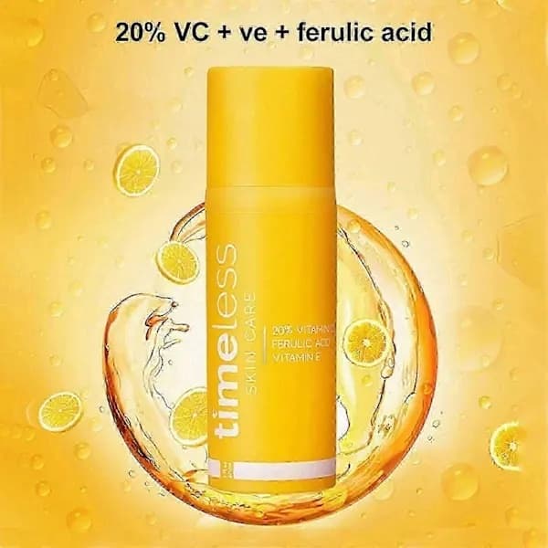 Helt nytt Timeless 20% Vitamin C + E Ferulic Acid Serum (30 ml) – 3-pack