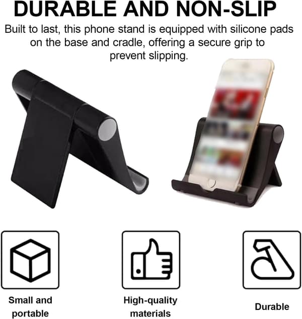 2-pack justerbart surfplatte- och telefonställ, hållare för surfplatta