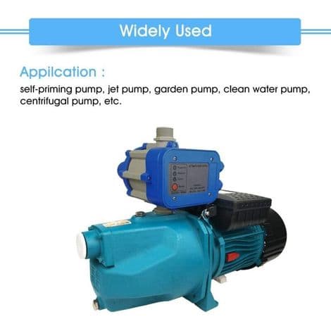 220V 50/60HZ Vattenpump Tryckregulator med Elektronisk Strömbrytare. Maximal Pumpeffekt 1.1KW