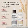 Melexexing Hudljusande Exfolierande Risampuller (Vitt Ris/Svart Ris) 80ml Vit