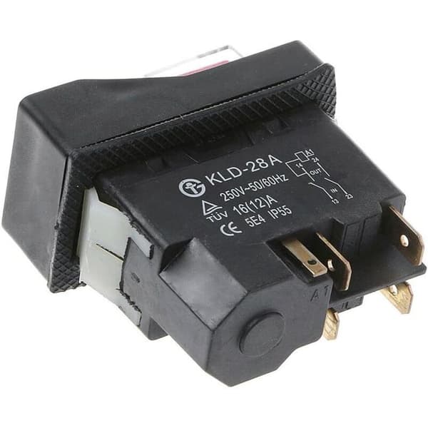 KLD-28A Vattentät magnetisk tryckknappsbrytare med överspänningsskydd, 220V, IP55