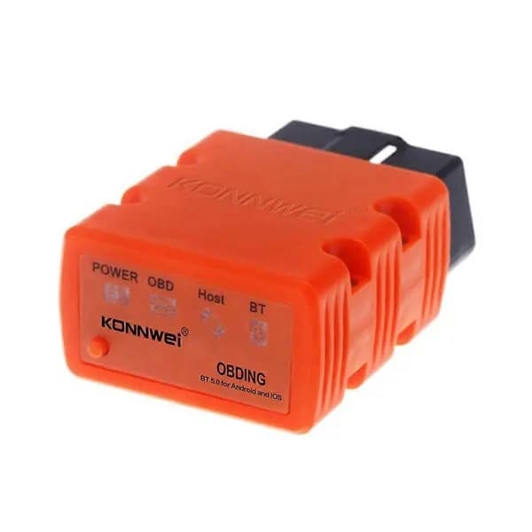 KONNWEI KW902 Bluetooth 5.0 OBD2 bildiagnostikskanner, stöder iOS/Android, orange