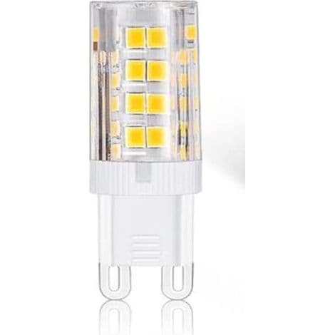 Ersandy G9 5W LED-lampa. Motsvarar 40W. Varmvit 3000k. 220-240V. Ej dimbar. 10-pack [Energiklass A+]