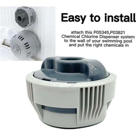 1 klordispenser för Lay-Z-Spa. Poolkemikaliedispenser P05345 P03821 Spas Pooltillbehör