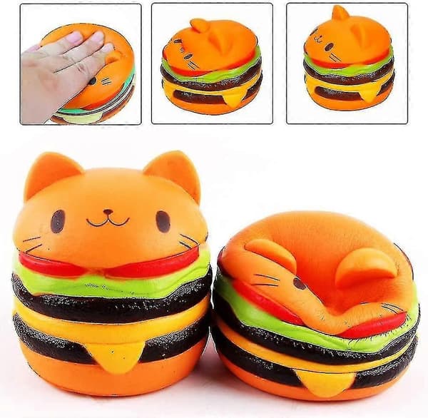 2 st Squishy Leksaker - Långsamt Stigande Doftande Jumbo Squishies Kläm Stressavlastare