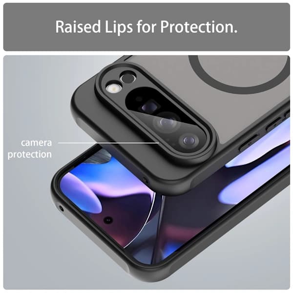 Google Pixel 10 Hybridmaterial Mobilskal (Svart)