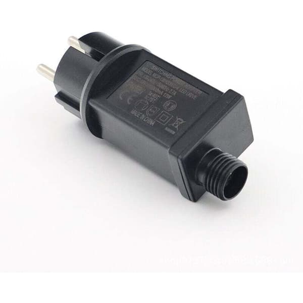 12V LED-strömförsörjning. LED IP44-transformator Lågspännings LED-adapterdrivrutin för julbelysning. Slingljus-