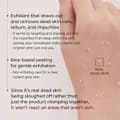 Melexexing Hudljusande Exfolierande Risampuller (Vitt Ris/Svart Ris) 80ml Vit