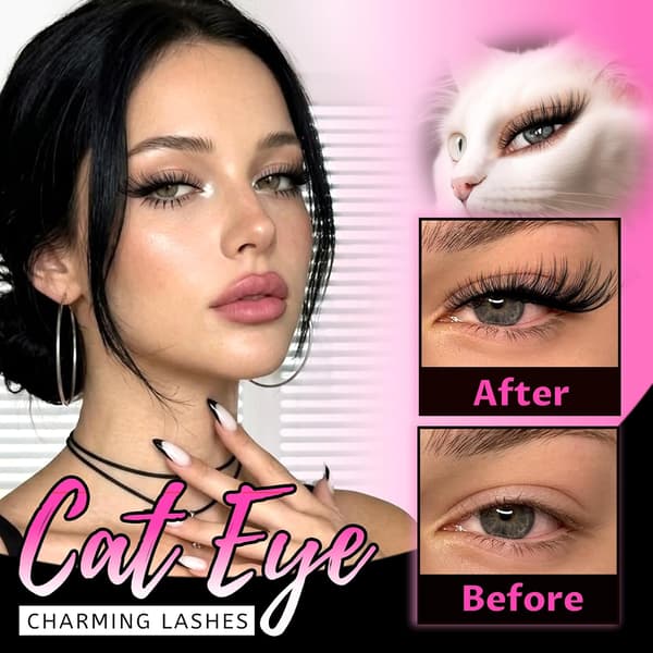 Naturliga Slender Fox & Cat Eye-lösögonfransar