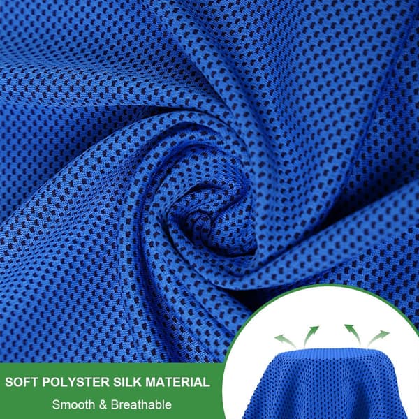 4-pack kylhanddukar 80x30cm, mikrofiber, snabbtorkande för golf, yoga, camping.