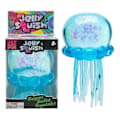 NeeDoh Jellyfish Jelly Squeeze Sensorisk Leksak, lämplig för barn och vuxna, blå.