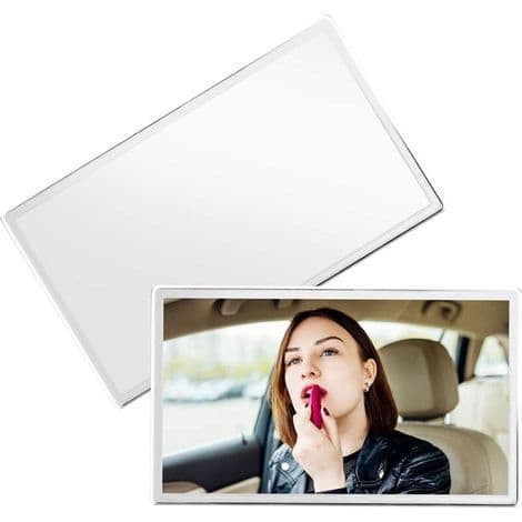 Jeffergarden 1-pack bil sminkspegel bil solskyddsspegel universell form-DOU